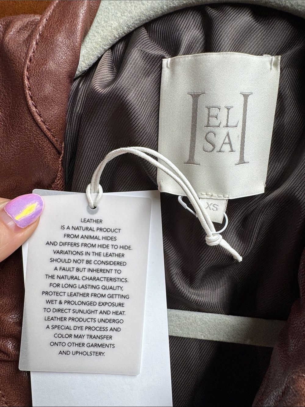 The Shirred Oversized Leather Jacket NWT - Picture 2 of 5